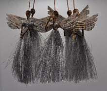 Load image into Gallery viewer, Angel with silver skirt set of 3
