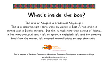 Load image into Gallery viewer, Kanga (Leso) in a box!
