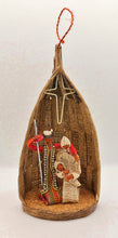 Load image into Gallery viewer, Nativity set fixed inside woven shell

